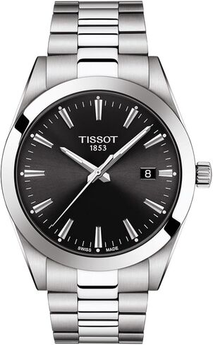 Tissot Mens Gentleman Stainless Steel Dress Watch Grey in Saudi Arabia