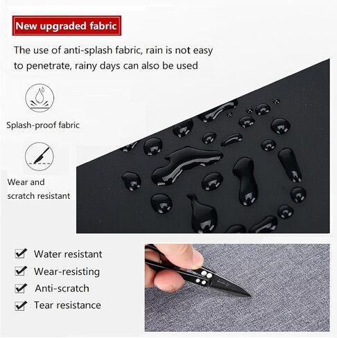 حقيبة ظهر للعمل مقاس 17.3 بوصة، حقيبة ظهر مقاومة للماء والسفر والكمبيوتر المحمول مع منفذ شاحن USB (رمادي) in Kuwait