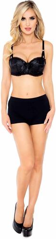 Leg Avenue Women's Bullet Bra with Chiffon Ruffle Trim in Saudi Arabia