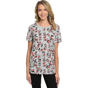 Disney Womens Plus Size T-Shirt Minnie Mouse Print