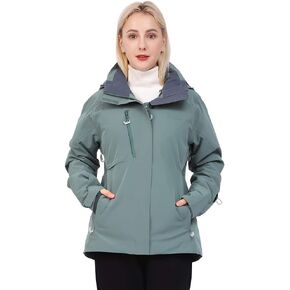 سترة تزلج على الجليد من Fit Space للنساء مقاومة للماء وقابلة للتنفس 15K معطف شتوي للثلج ملابس تقنية in Kuwait