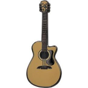 Real Sic Guitar Enamel Lapel Pin – Musical Instrument Brooches - Celebrating the Beauty of Music Lover Pins for Backpacks, Jackets, Hats & Tops