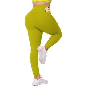 VFUS Butt Lifting High Waist Workout Leggings for Women Tummy Control with Pockets Non See Through Yoga Pants Plus Size
