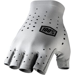 100% Sling Short Finger Mountain Biking Gloves - Lightweight Fingerless MTB Off Road Cycling Gloves