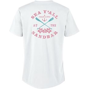 Salt Life Women's Sea Yall Short Sleeve V-Neck Unisex Tee