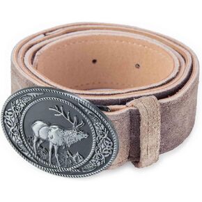 Traditional German Trachten Belt with Buckle for Lederhosen and all trousers | for any Oktoberfest | belt Steiermark
