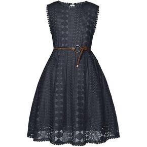 Vintage Girls Lace Dresses A-Line Long Sleeve || Sleeveless Kids Party Gowns Prom Dress 3-16Y