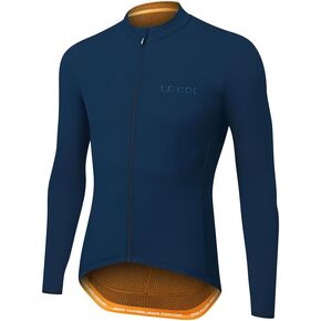 LE COL Men's Hors Categorie Jersey | Long Sleeve Bike Shirt | Thermal Fabric, Rear Pockets, Lightweight