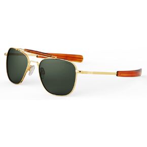 Randolph USA | Navigator Aviator II Authentic Sunglasses for Men Polarized 100% UV