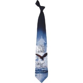 Men's Finely Crafted Inspirational Necktie - Renew Their Strength Isa.4031