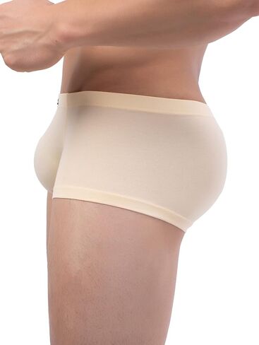 IKINGSKY Men's Cotton Bulge Boxer Briefs Sexy Pouch Shorts Stretch Low Rise Trunks Under Panties for Men in Kuwait