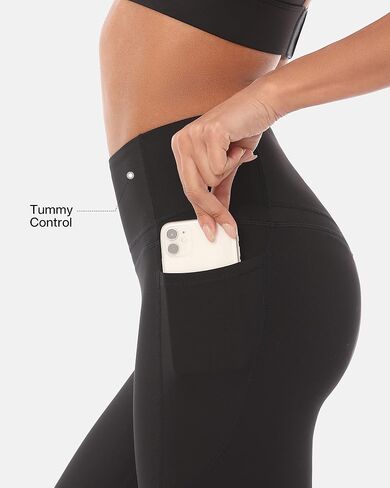 VFUS Butt Lifting High Waist Workout Leggings for Women Tummy Control with Pockets Non See Through Yoga Pants Plus Size in Saudi Arabia