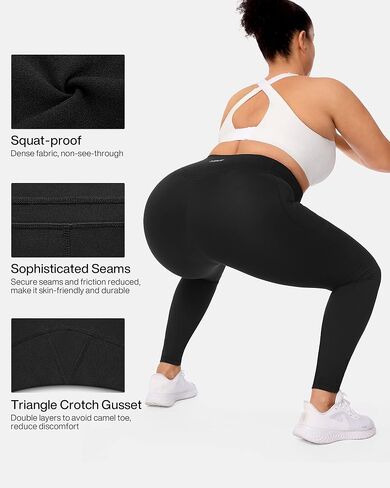 VFUS Butt Lifting High Waist Workout Leggings for Women Tummy Control with Pockets Non See Through Yoga Pants Plus Size in Saudi Arabia