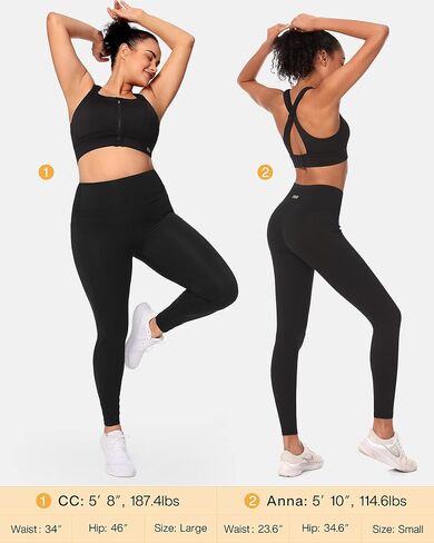 VFUS Butt Lifting High Waist Workout Leggings for Women Tummy Control with Pockets Non See Through Yoga Pants Plus Size in Saudi Arabia