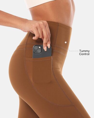 VFUS Butt Lifting High Waist Workout Leggings for Women Tummy Control with Pockets Non See Through Yoga Pants Plus Size in Saudi Arabia