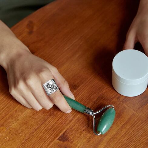 s925 الفضة الاسترليني الزهور نطاقات واسعه خاتم للنساء الفتات ، الرجعية خمر تزهر البرية الزهور الإبهام الدائري ، السبابة البنصر ، الزهور بوهو خاتم المجوهرات هديه in Kuwait