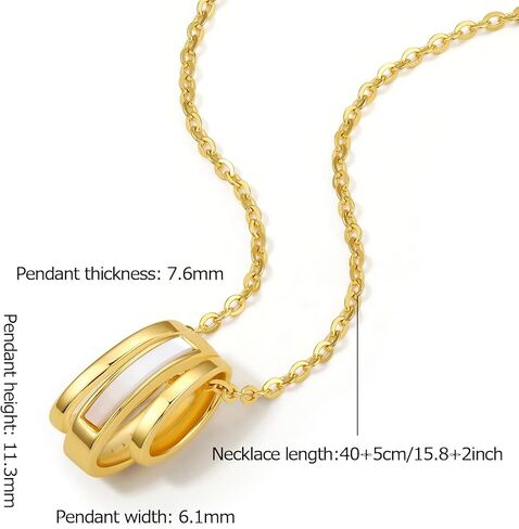 عقد بقلادة سلسلة ذهبية مع عرق اللؤلؤ قلادة انيقة من الفضة الاسترلينية للنساء in Kuwait