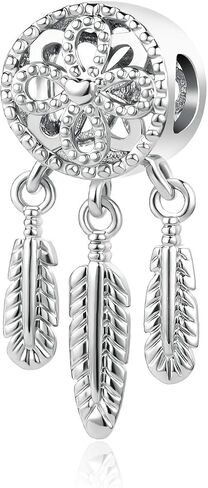 MZC Jewelry Dream Catcher Beads Charm for Pandora Bracelets Dreamcatcher Bead for Women Girls Best Friend Birthday in Saudi Arabia