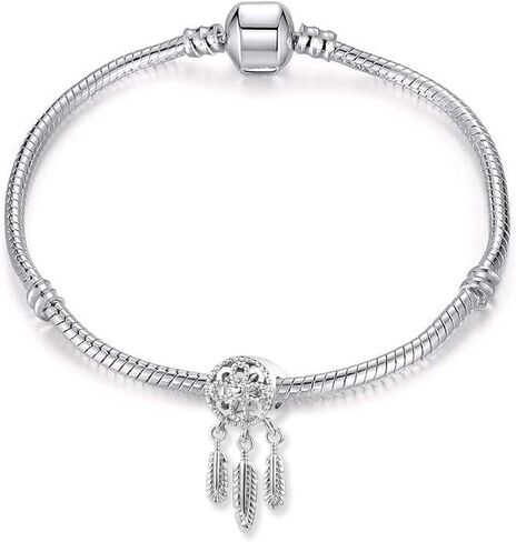 MZC Jewelry Dream Catcher Beads Charm for Pandora Bracelets Dreamcatcher Bead for Women Girls Best Friend Birthday in Saudi Arabia