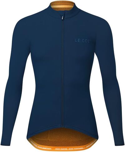 LE COL Men's Hors Categorie Jersey | Long Sleeve Bike Shirt | Thermal Fabric, Rear Pockets, Lightweight in Saudi Arabia