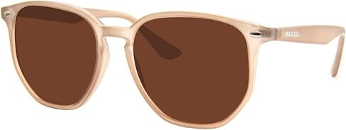ماكسجولي نظارة شمسية بعدسات سداسية مستقطبة للنساء والرجال باطار مضلع TR90 8821 in Kuwait