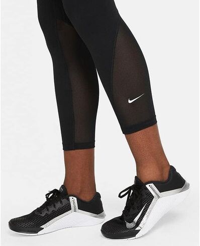 بنطال ضيق متوسط ​​الارتفاع للنساء من Nike One مقاس 7/8 بألواح شبكية in Saudi Arabia