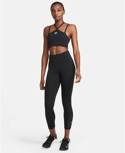 بنطال ضيق متوسط ​​الارتفاع للنساء من Nike One مقاس 7/8 بألواح شبكية in Saudi Arabia