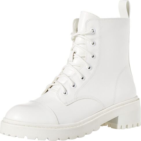 The Drop Women's Sparta Chunky Sole Lace-Up Combat Boot in Saudi Arabia