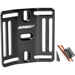 GORIX Bike Front Fork Multipurpose Cage Universal Mount Bottle Cage Large Bikepacking Bike Bag (G.Eureka)