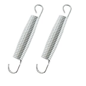 5Pcs Extended Tension Spring Wire Diameter 0.04", OD 0.39", Length 1.57" Steel Compressed Springs with Dual Hook or Replacement Parts,Machinery Furniture