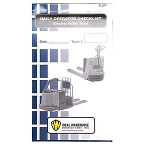 Replacement Checklist Electric Pallet Truck (5)