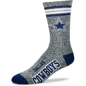 FBF - NFL Got Marbled Adult Team Logo Crew Dress Socks Footwear for Men and Women Game Day Apparel