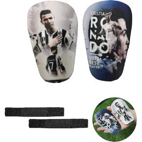 Custom Miniature Shin Guards Mini Soccer Shin Guards for All Ages-Customize Extra Small Protective Equipment Shin Pads for Personalized Soccer Player