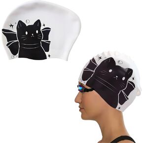 Swim Caps Extra Large Swim Cap Silicone Waterproof Short/Long Hair Swim Caps Bathing Cap Swimming Hat for Women Men Keep Hair Dry