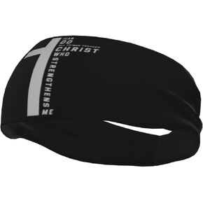 Headbands Christian Christ Jesus Cross Sweatband for Women Men-Yoga Bands for Sports Fitness in Saudi Arabia