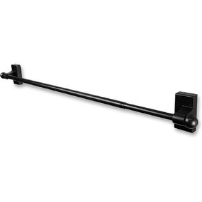 Rod Desyne Adh-12 Self-Adhesive/Wall Mounted Rod, 17-30 inch, Black