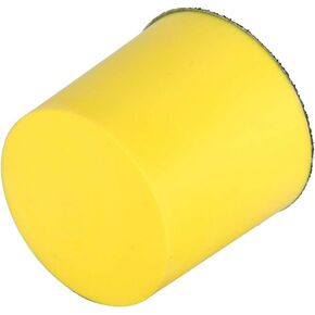 3 Inch Hook and Loop Hand Sanding Block Foam Sanding Pad Block Round Sanding Pad Hook Backing Plate for Sanders or Polishers