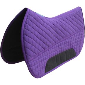 CHALLENGER Horse SADDLE PAD Horse 26" x 16" Contoured Fleece Lined Quilted Western 39TS10