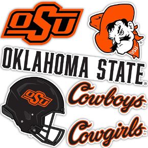 Desert Cactus Oklahoma State University Stickers OSU Cowboys Vinyl Decals Laptop Water Bottle Car Scrapbook T2 (Type 2)