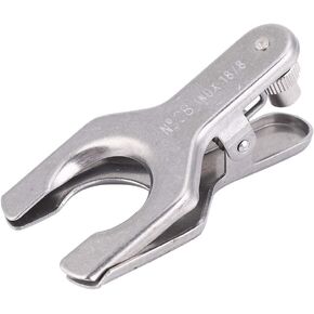 Spherical Pinch Clamp, Stainless Steel Lab Clamp Pinch Clip Glass Ball Clamp Laboratory Tools(18#)