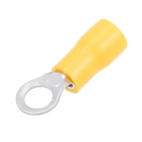 uxcell® RV3.5-5 Insulated Electrical Crimp Terminal, Ring Spade Wire Connector for AWG14-12 50Pcs