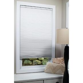Cellular Cordless Spun Lace Light Filtering Shade - Starting at $24.97 - (Over 500 Custom Sizes) Cellular Shades, Cellular Shades Cordless, Cellular Window Shades, White - 36" W x 64" H