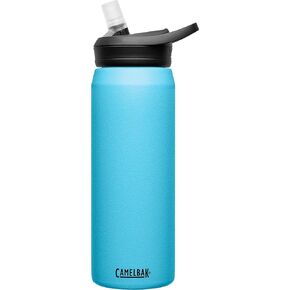 CamelBak eddy+ Water Bottle with Straw 25oz - Insulated Stainless Steel, Black