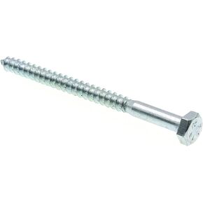 Prime-Line 9055192 Hex Lag Screws, 1/4 In. X 3-1/2 In., A307 Grade A Zinc Plated Steel (100 Pack)