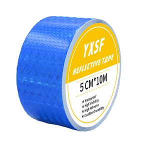 Reflective Safety Tape,1/2 Inch×15 Feet Yellow Reflective Strips,high Viscosity Waterproof Reflective Tape for Bikes Cars Ships Motorcycles Raincoat.