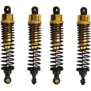 Tbest 4pcs Shock Absorber, Shock Absorber Springs RC Car Shock Absorber for 1/10 RC Car(Gold) Rc Crawler Shocks 1/10 Rc Car Shocks 1/10 Rc Car Shocks Rc Crawler Shocks