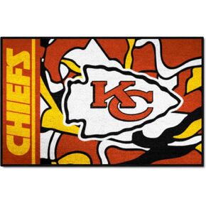 FANMATS 23297 Kansas City Chiefs Starter Mat XFIT Design - 19in x 30in Accent Rug