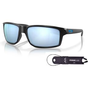 Oakley Gibston OO9449 Rectangle Sunglasses for Men + BUNDLE Accessory Leash + Designer iWear Kit