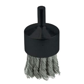 Weiler 10032 1-1/8" Knot Wire End Brush, .020" Stainless Steel Fill, Made in the USA