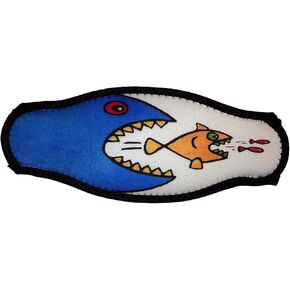 NOOBECR Fish Eat Fish Print Neoprene Strap Cover for Scuba or Snorkel Mask